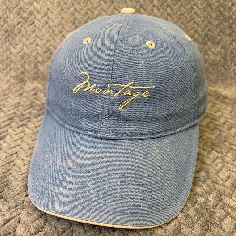 Montage Laguna Beach Blue Embroidered Dad Hat Adjustable Cotton Cap